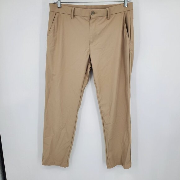 Callaway Opti Dri Moisture Wicking Men's Performance Khaki Golf Pants 34x30 - Picture 1 of 6